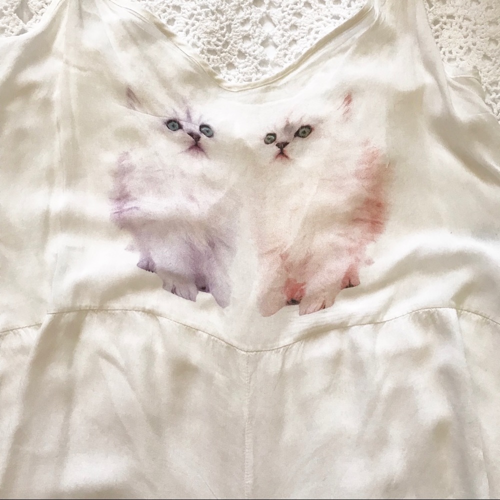S/M Wildfox Magical Cats Romper - Picture 4 of 8